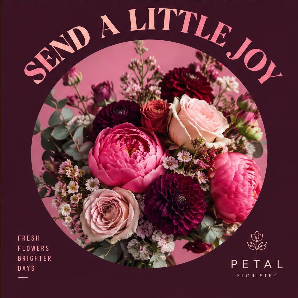 Petal — fictional floristry Instagram design